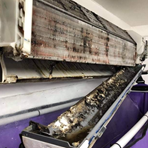 Clogged Drain Line - Leaking Air Conditioner