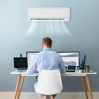 well-maintained air conditioner can enhance your productivity during hot and humid weather