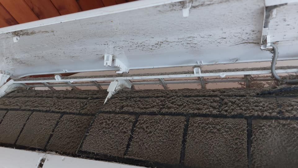 Before Photo Of Dirty Split System Air Conditioner