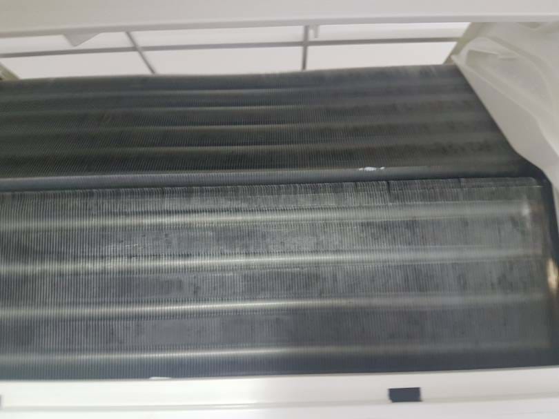 Image of clean unit after being cleaned by Purify Air Con Cleaning