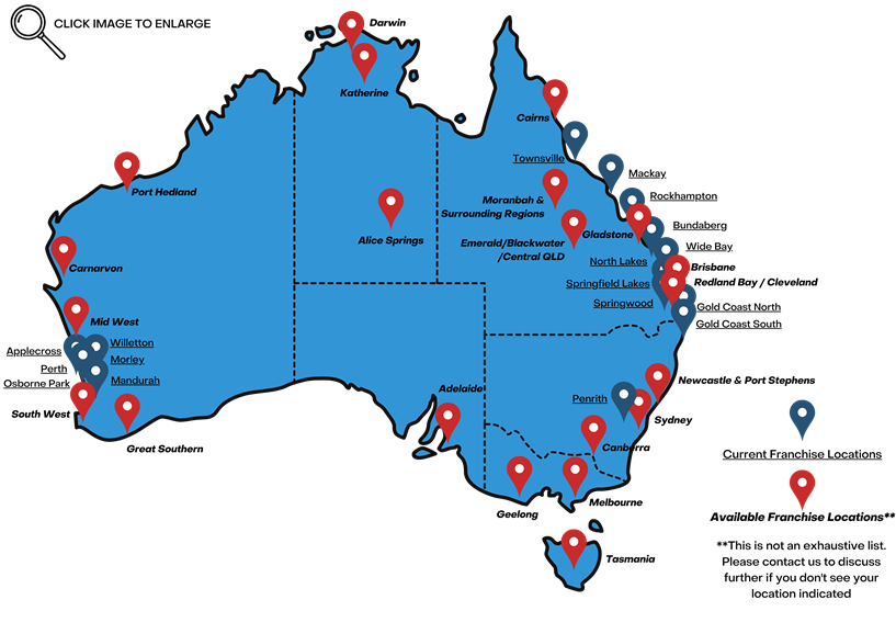 Purify Air Con Cleaning Franchise Locations - Australia