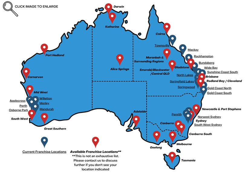 Purify Air Con Cleaning Franchise Locations - Australia